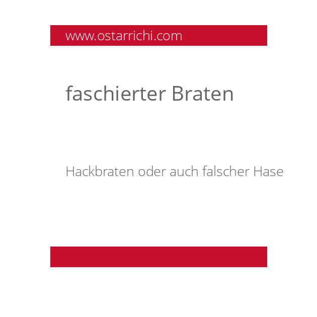 faschierter Braten