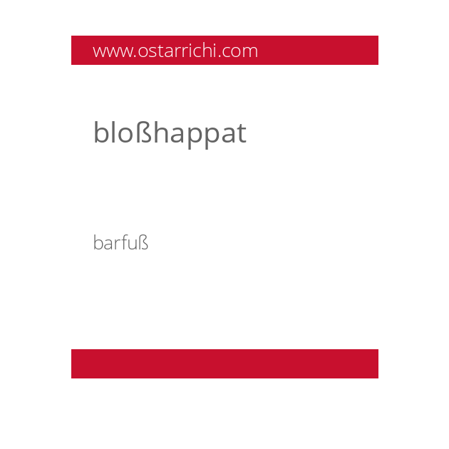 bloßhappat