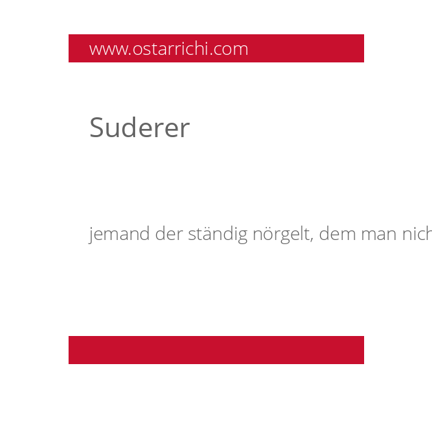Suderer