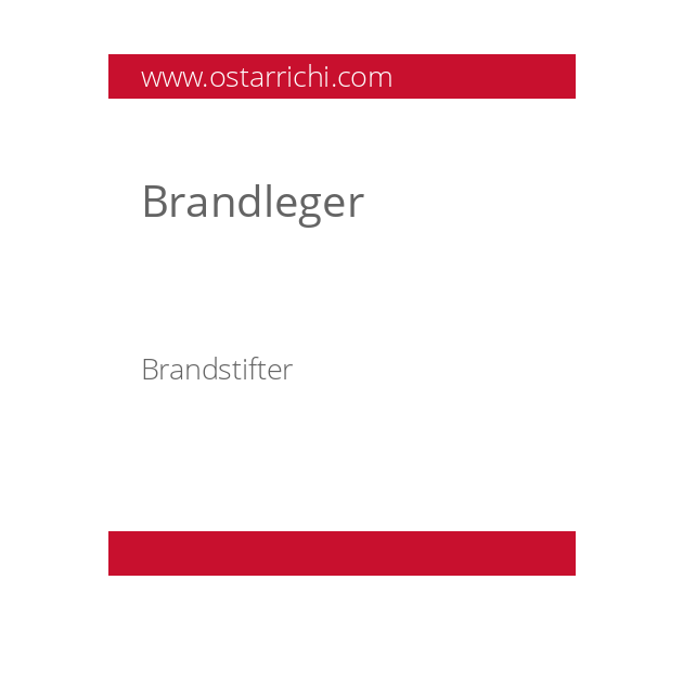 Brandleger