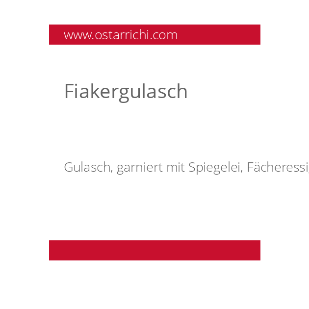 Fiakergulasch