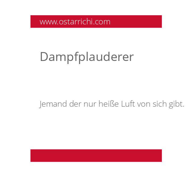 Dampfplauderer