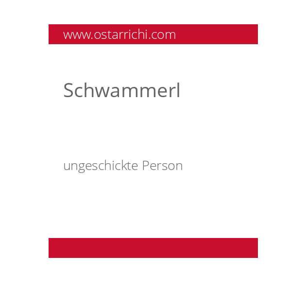 Schwammerl
