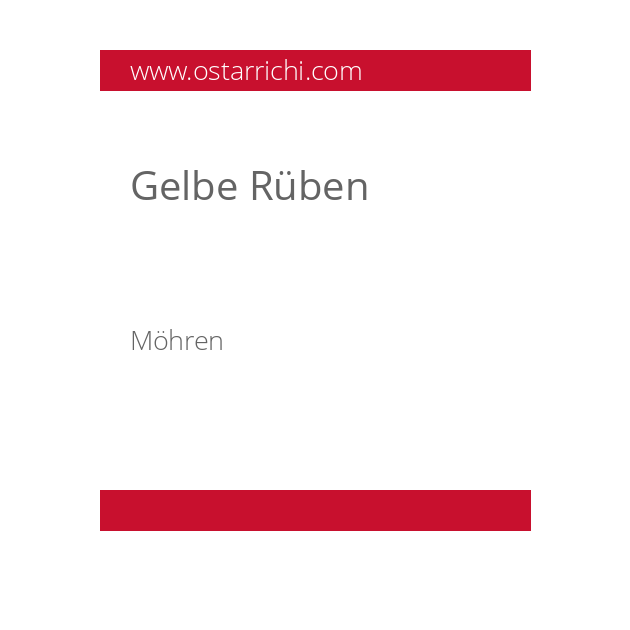 Gelbe Rüben