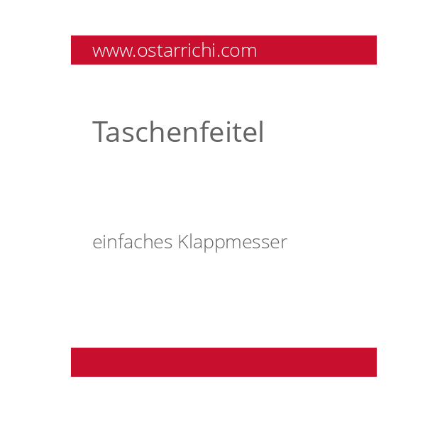 Taschenfeitel