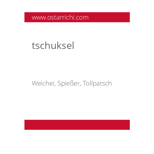 tschuksel
