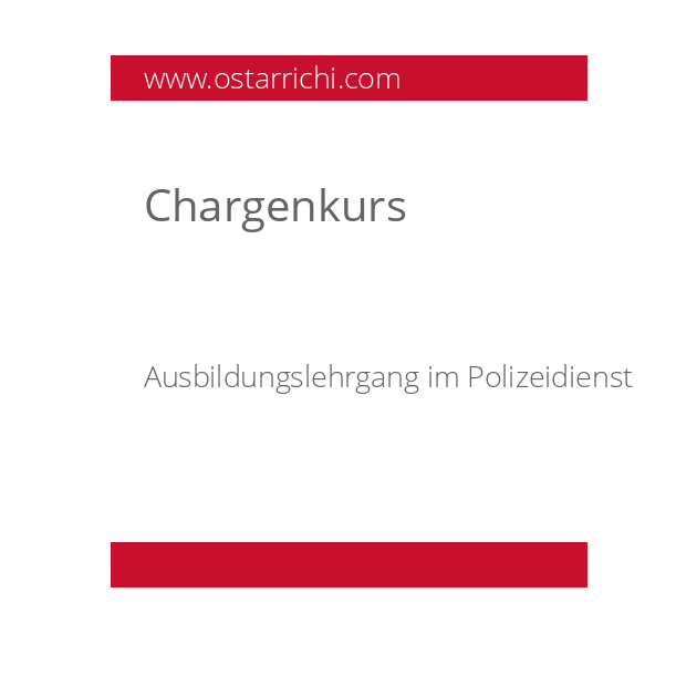 Chargenkurs