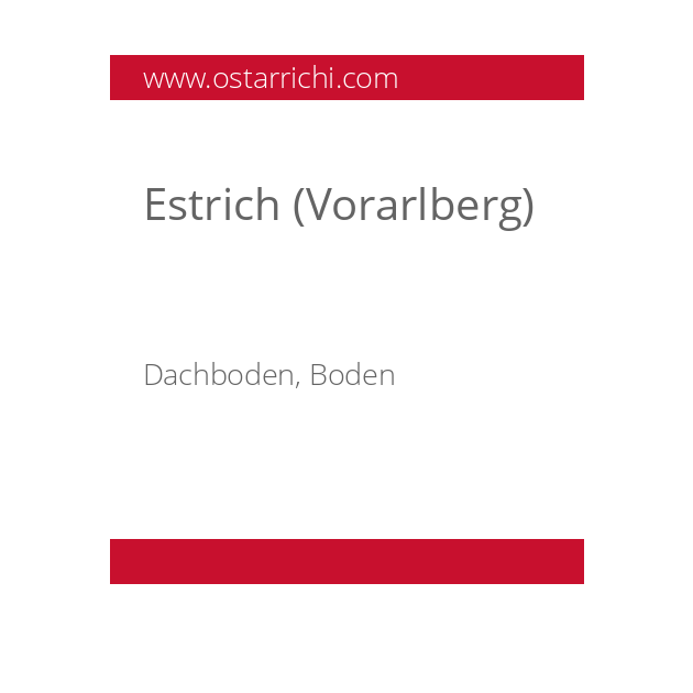 Estrich (Vorarlberg)