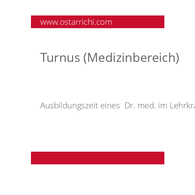 Turnus (Medizinbereich)