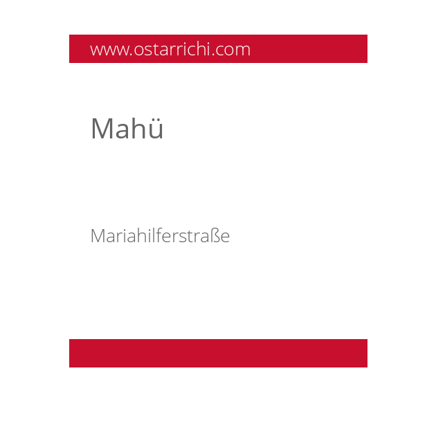 Mahü