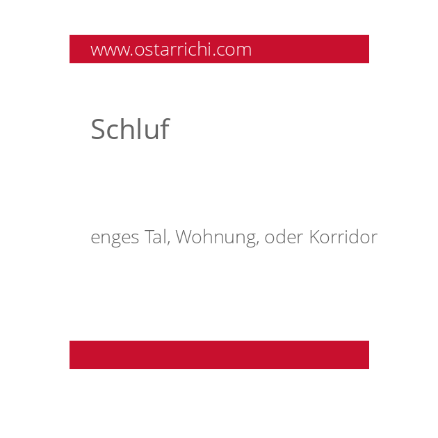 Schluf