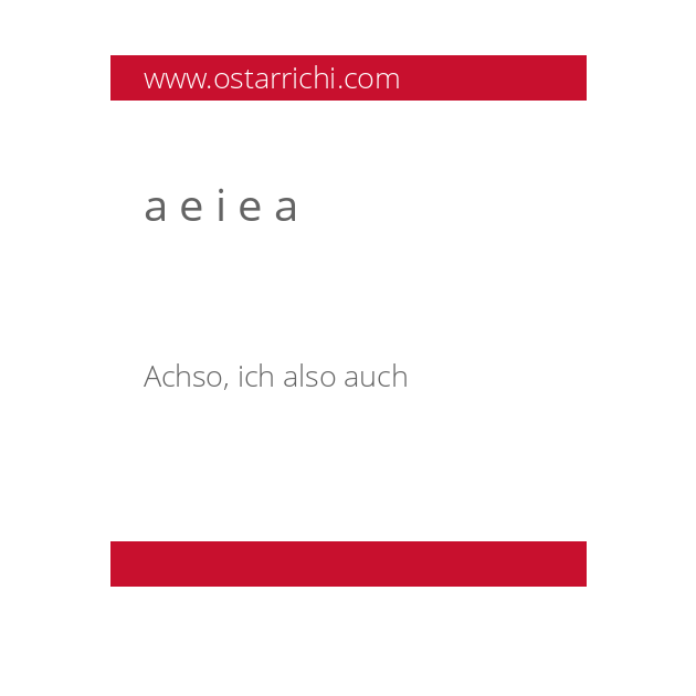 a e i e a