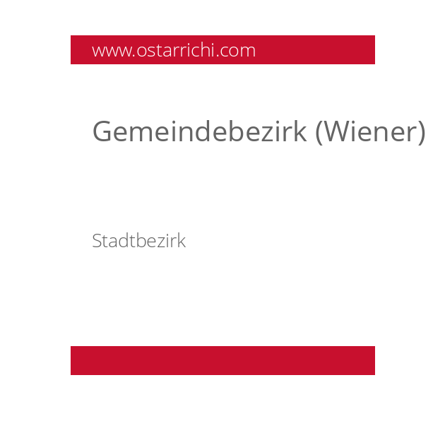 Gemeindebezirk (Wiener)