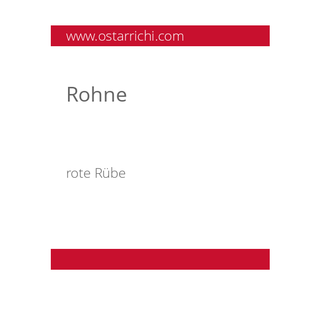 Rohne