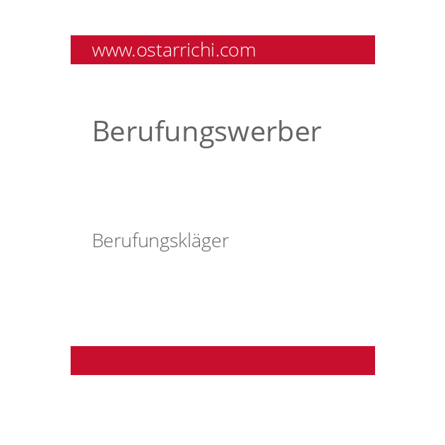 Berufungswerber