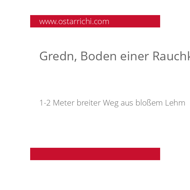Gredn, Boden einer Rauchküche