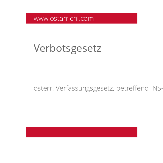 Verbotsgesetz