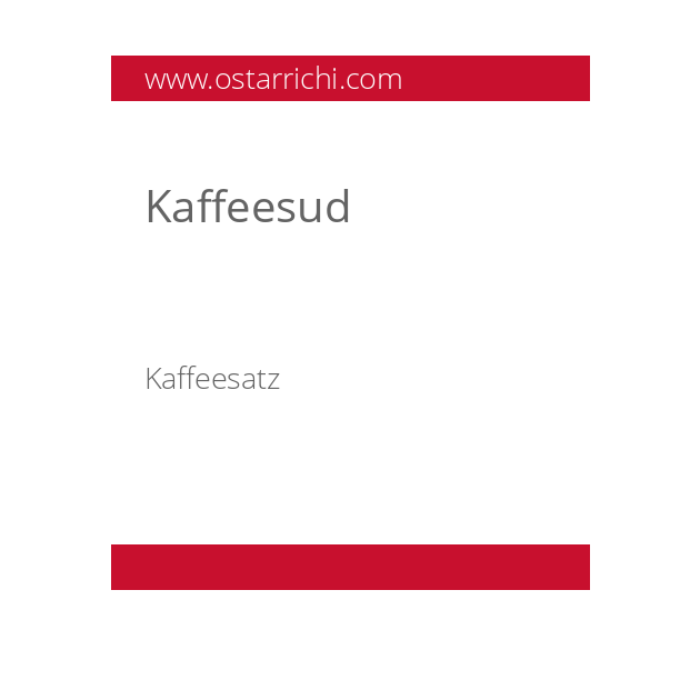 Kaffeesud