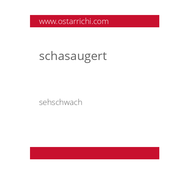 schasaugert