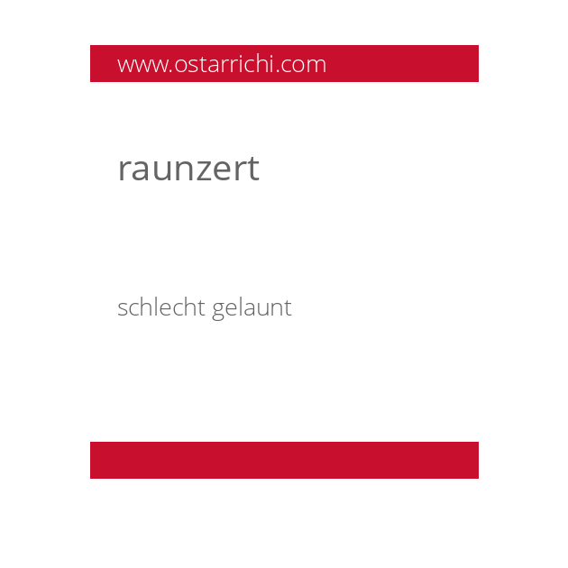 raunzert