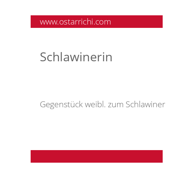 Schlawinerin