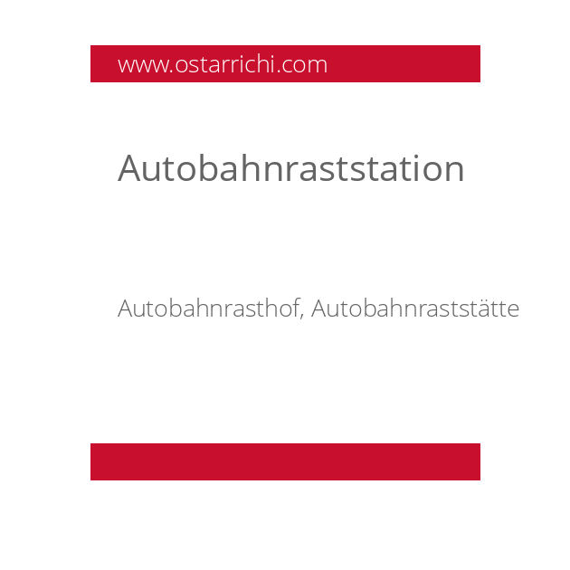 Autobahnraststation
