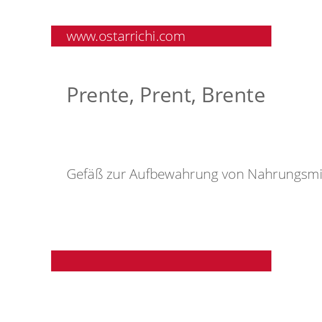 Prente, Prent, Brente