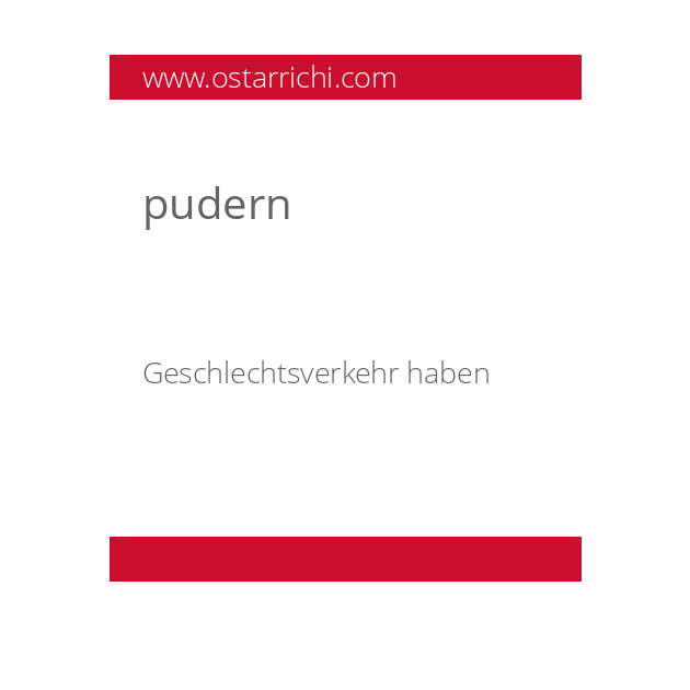 pudern
