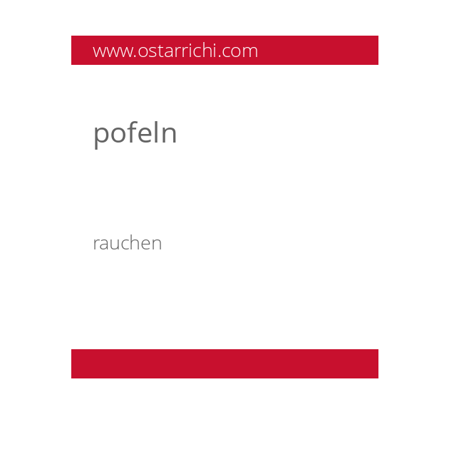 pofeln