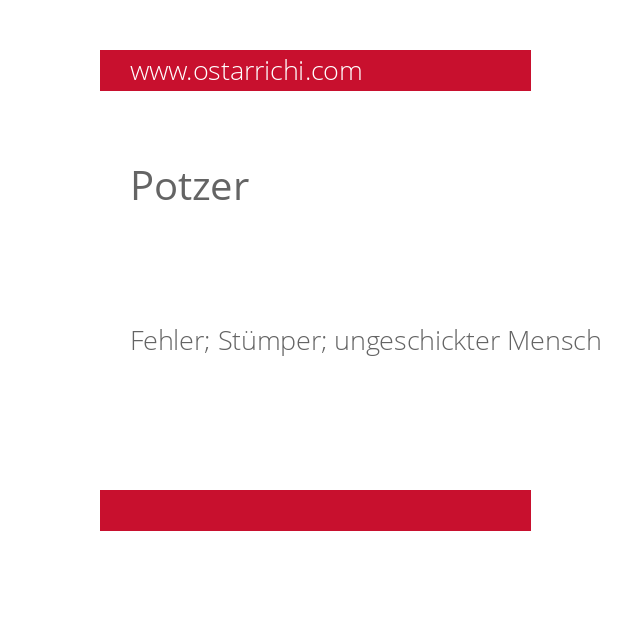 Potzer