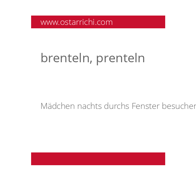 brenteln, prenteln