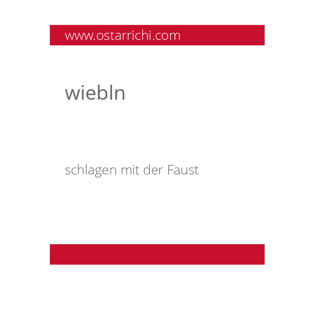 wiebln