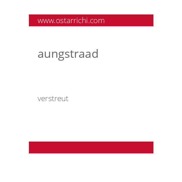 aungstraad