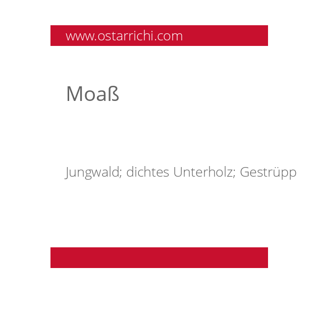 Moaß