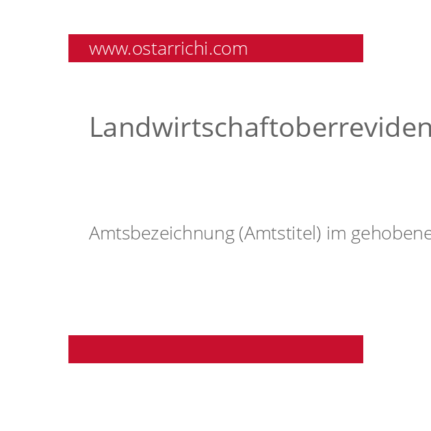 Landwirtschaftoberrevident
