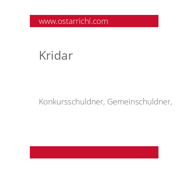 Kridar