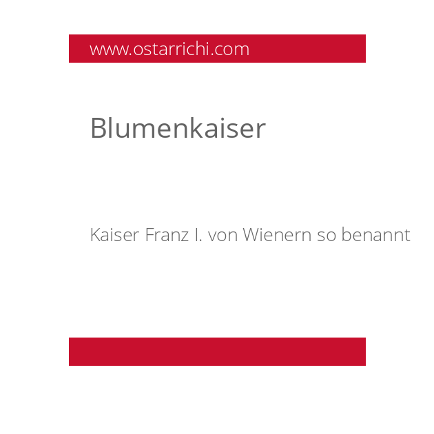 Blumenkaiser