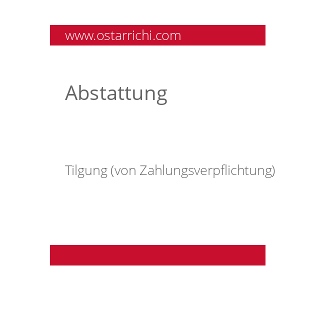 Abstattung