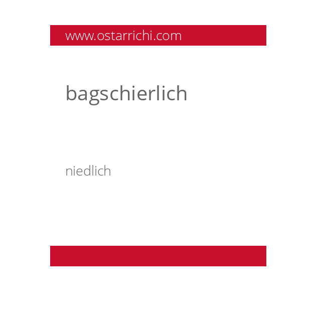 bagschierlich