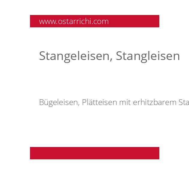 Stangeleisen, Stangleisen