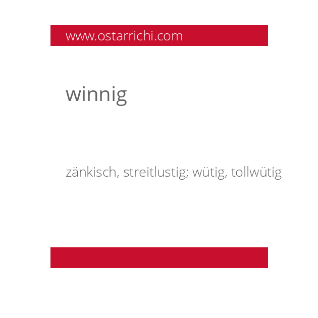 winnig