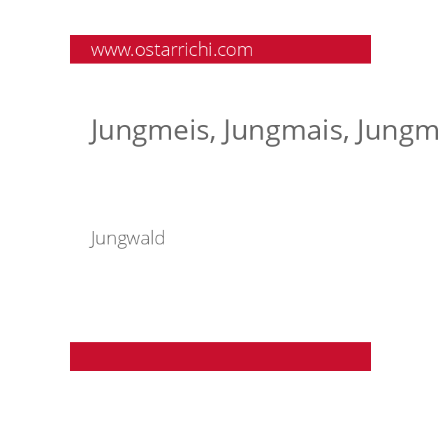 Jungmeis, Jungmais, Jungmeiß, Jungmaiß