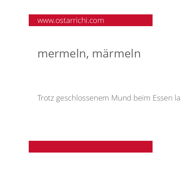 mermeln, märmeln