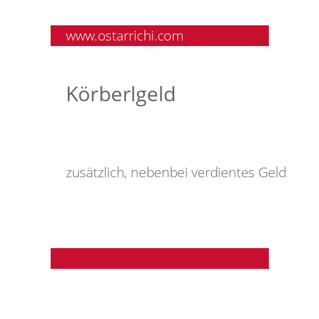 Körberlgeld
