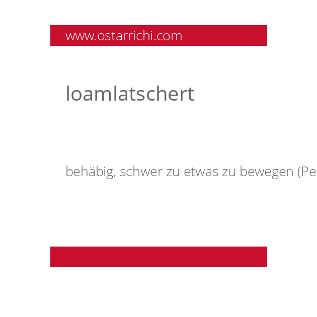 loamlatschert