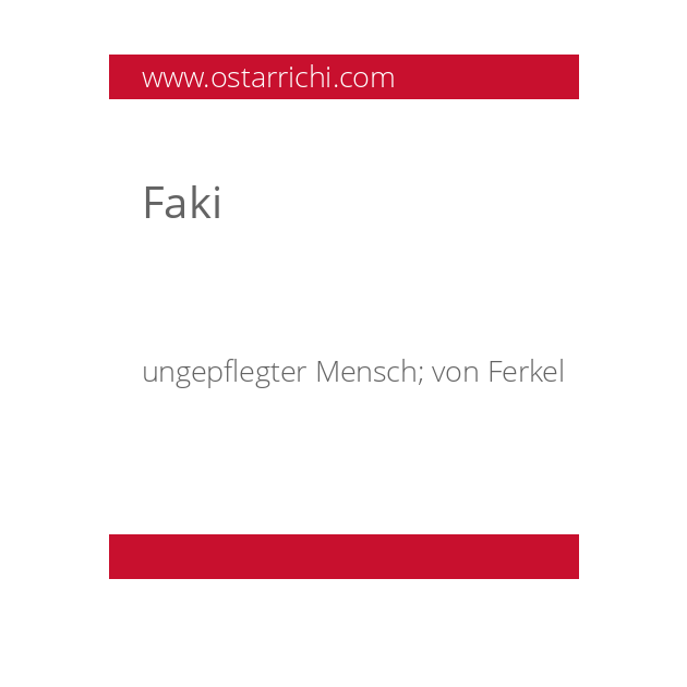 Faki