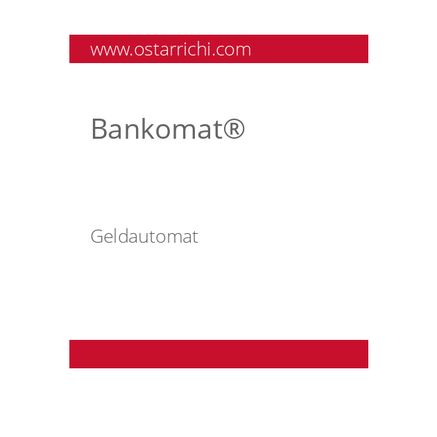 Bankomat®