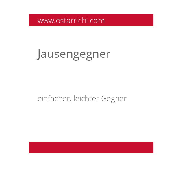 Jausengegner