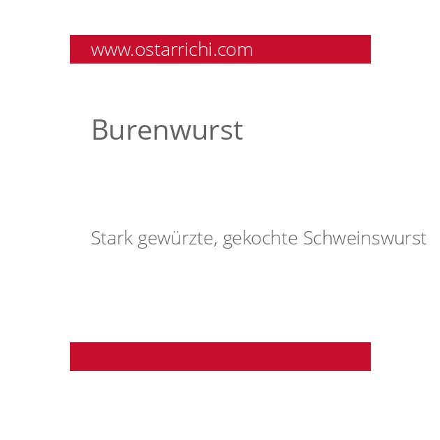 Burenwurst