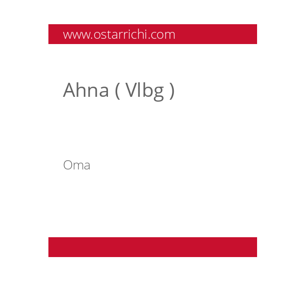Ahna ( Vlbg )